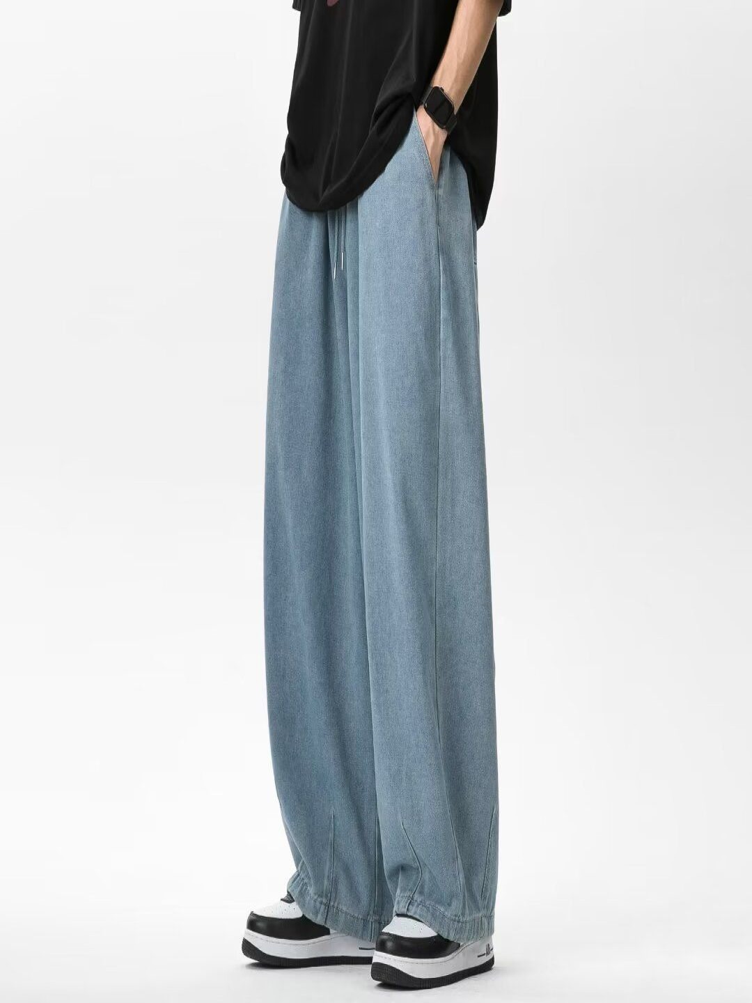 

StyleCast Men Wide Leg Jeans, Blue