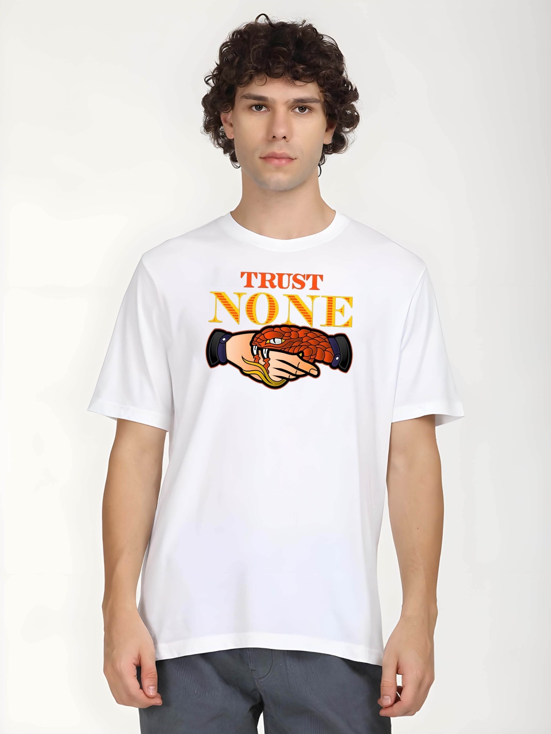 

Moda Rapido Men T-shirt, White