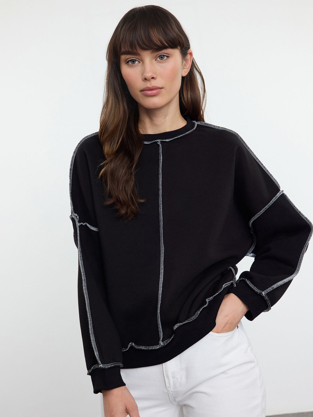 

Trendyol Women Sweatshirt, Na