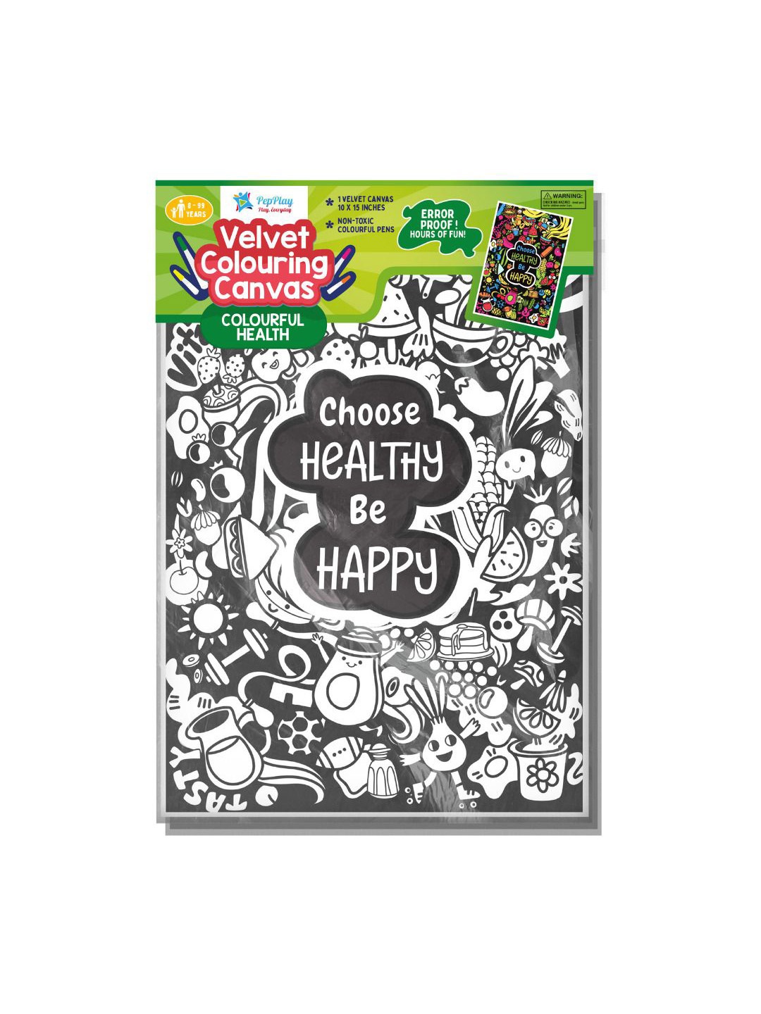 

PepPlay Kids Colouring Chart Posters, Black