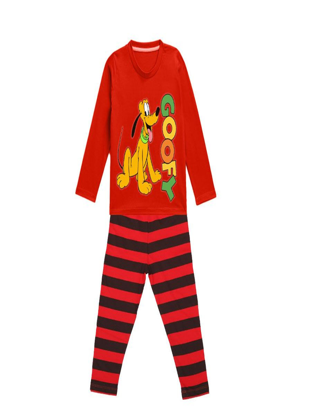 

YK Disney Boys Pure Cotton Printed Night suit, Red