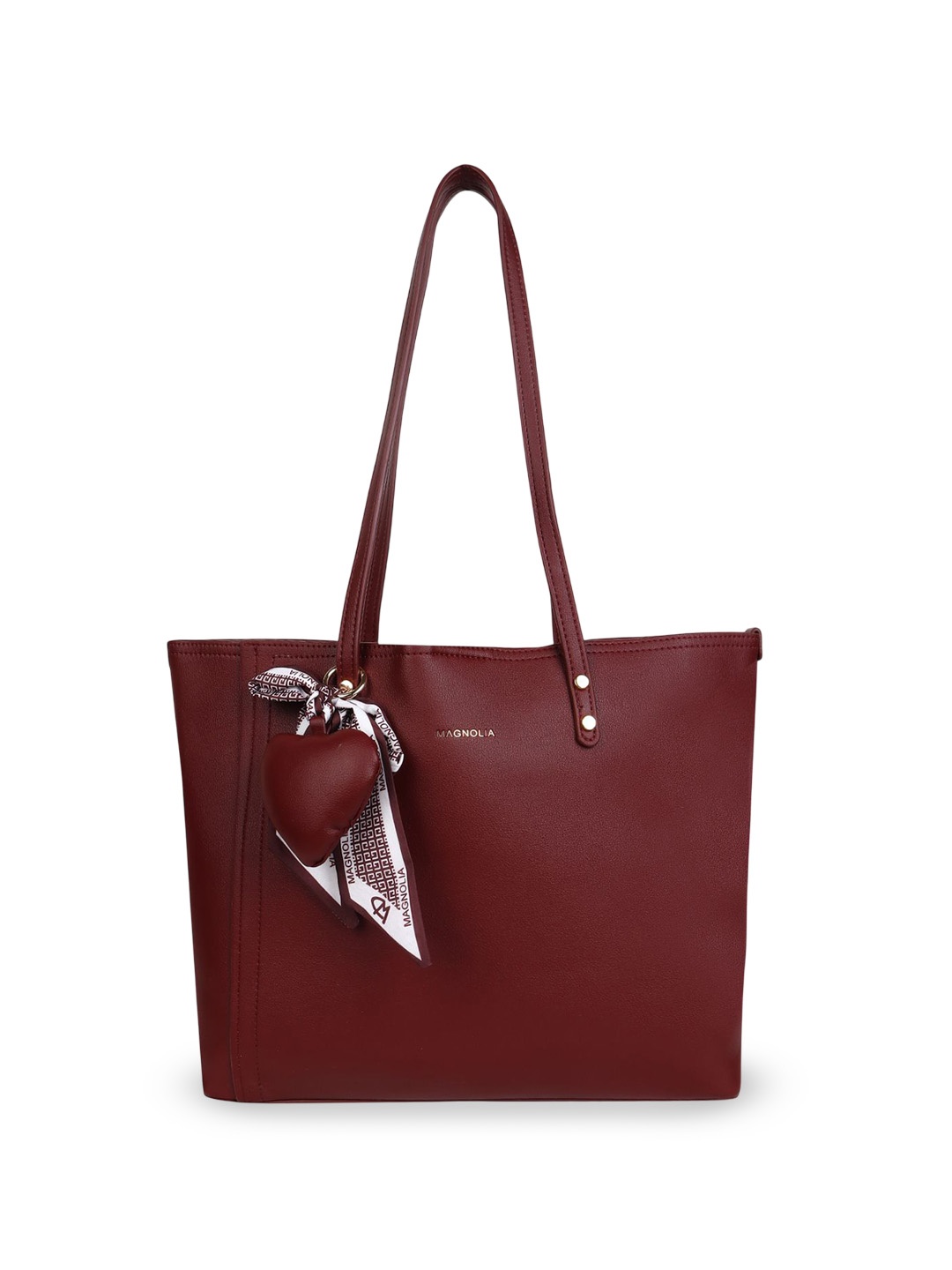 

MAGNOLIA PU Shopper Tote Bag, Red