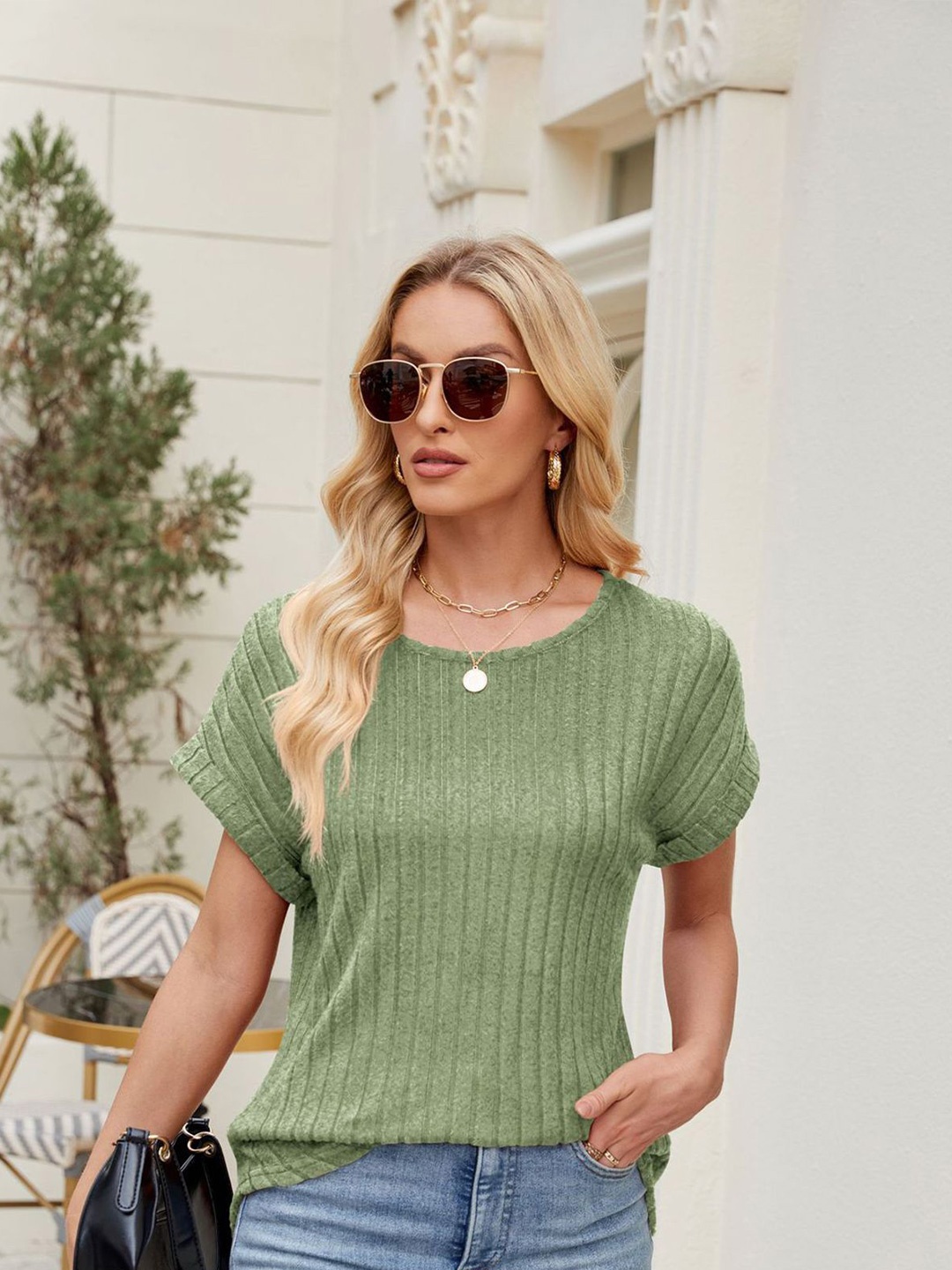 

StyleCast x Revolte Top, Green
