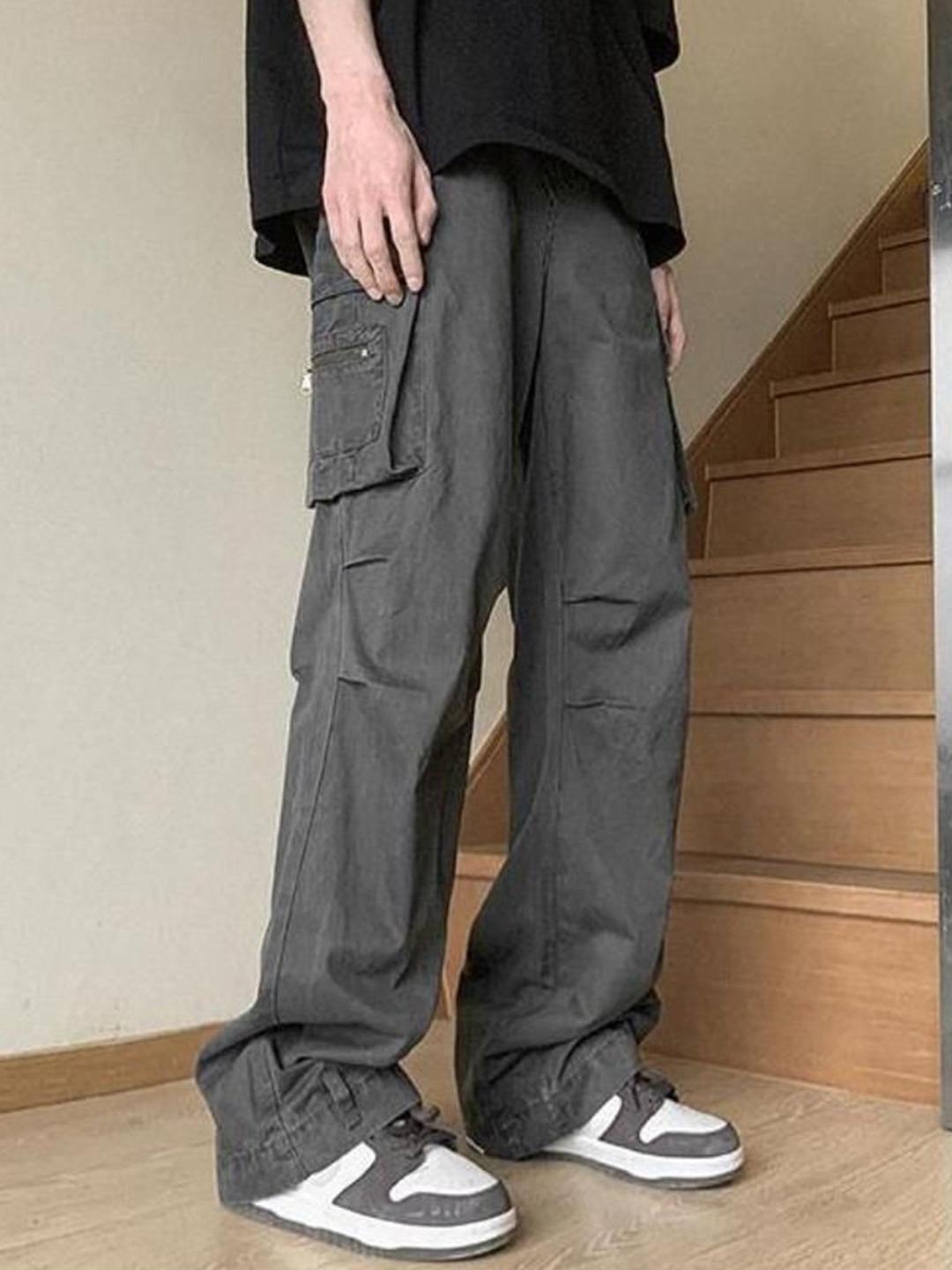 

StyleCast Men Regular Fit Trousers, Grey