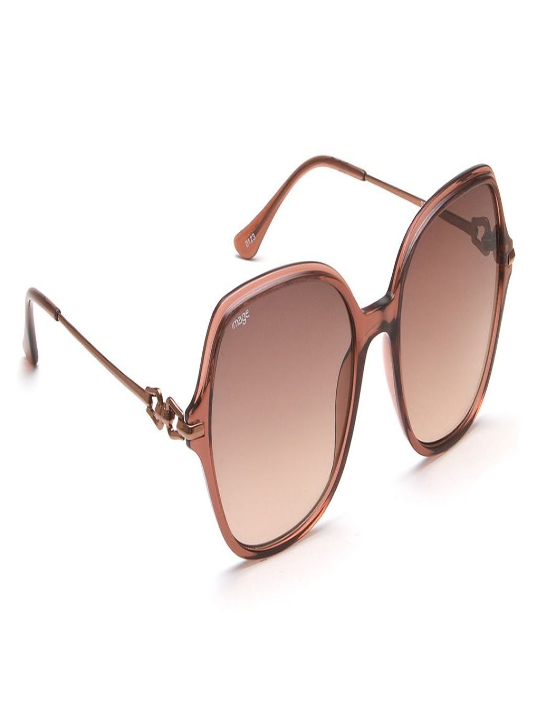 

Image Women Square Sunglasses with UV Protected Lens IMS787C1SG, Brown