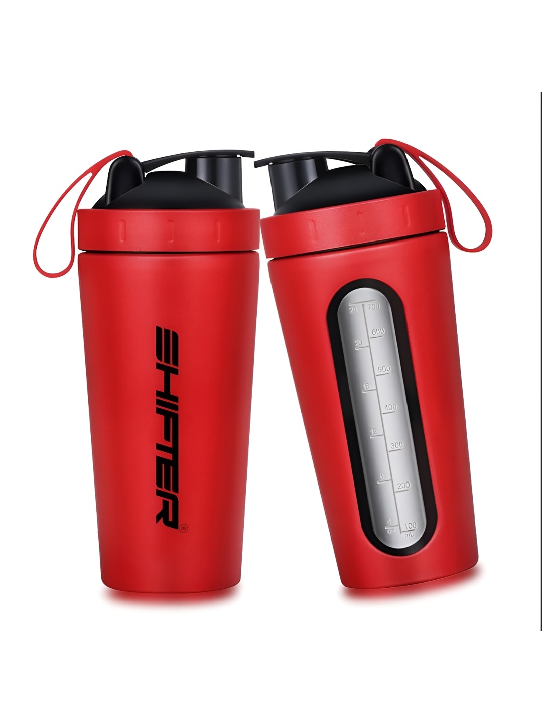 

SHIFTER Red Single Stainless Steel Solid Water Bottle