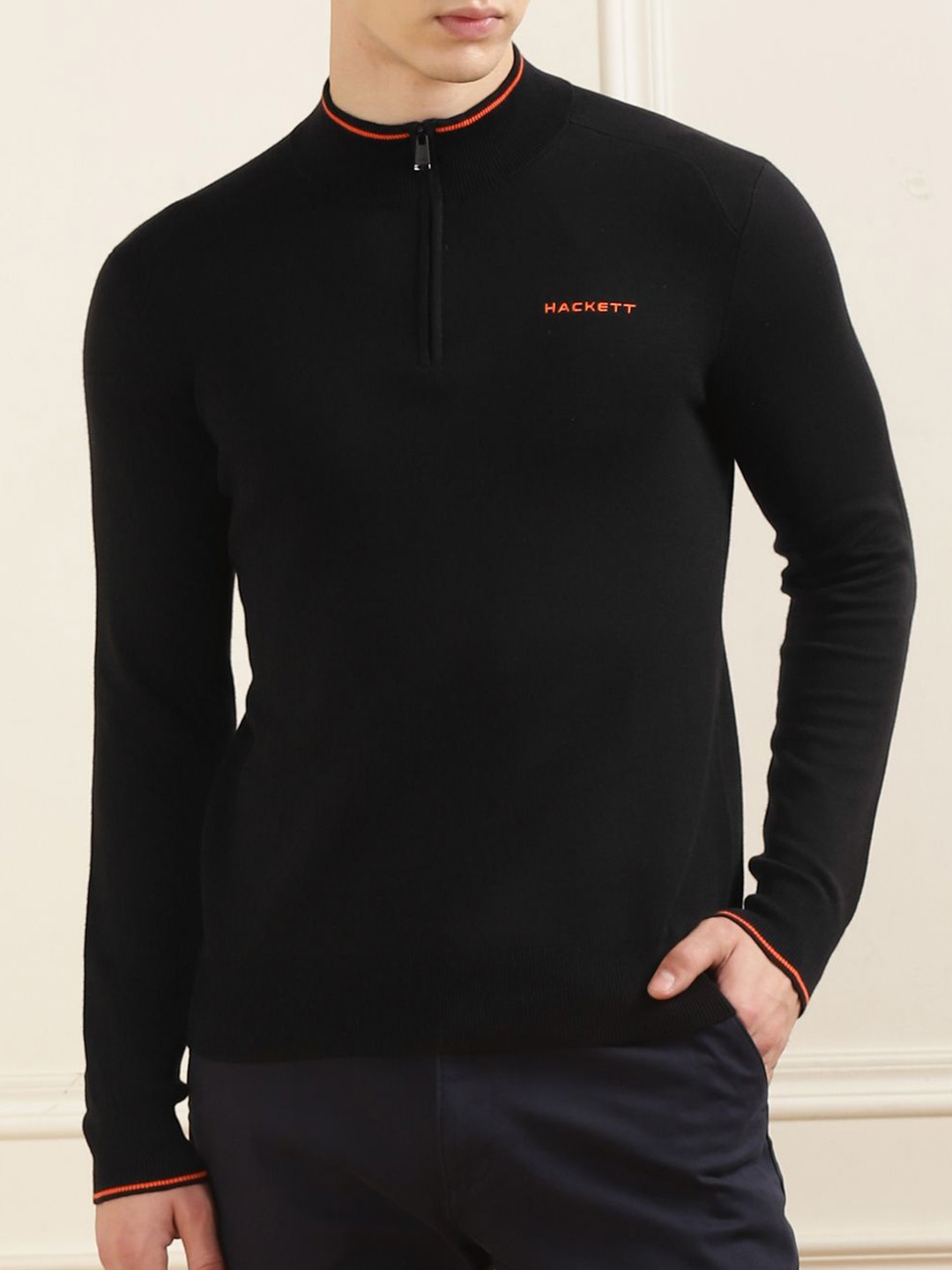 

HACKETT LONDON Men Pullover, Black