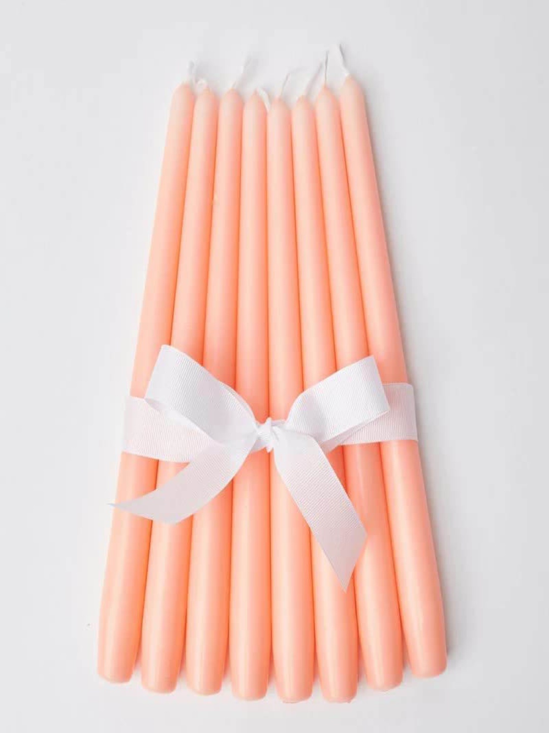 

atorakushon 8 Pcs Peach Scented Tapered Candle