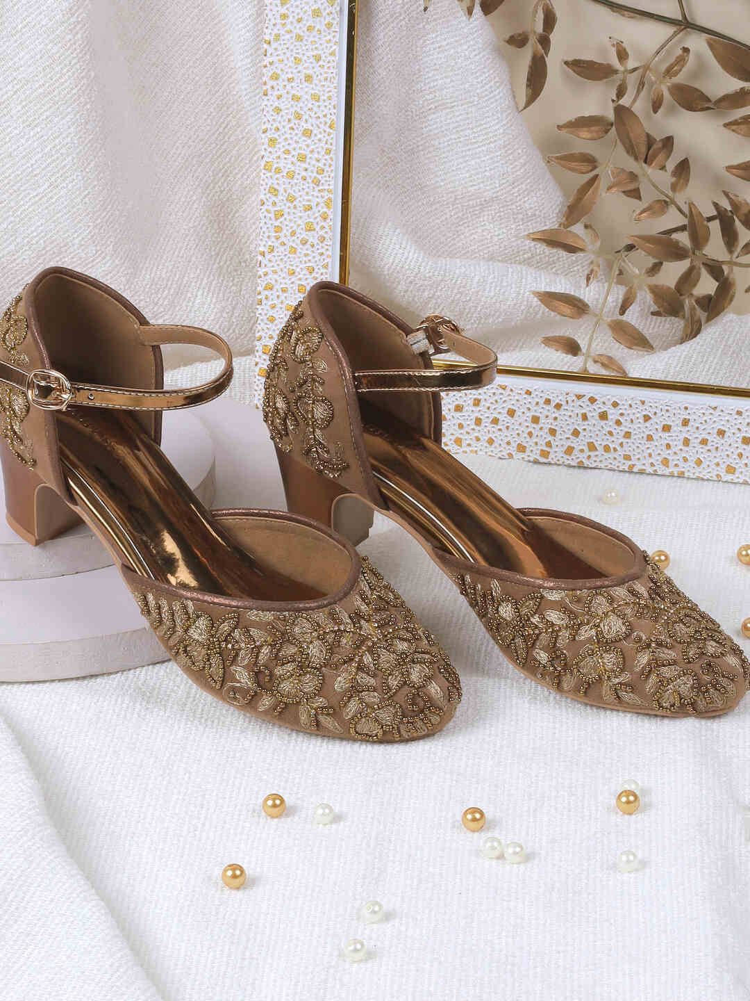 

Mochi Block Pumps, Gold