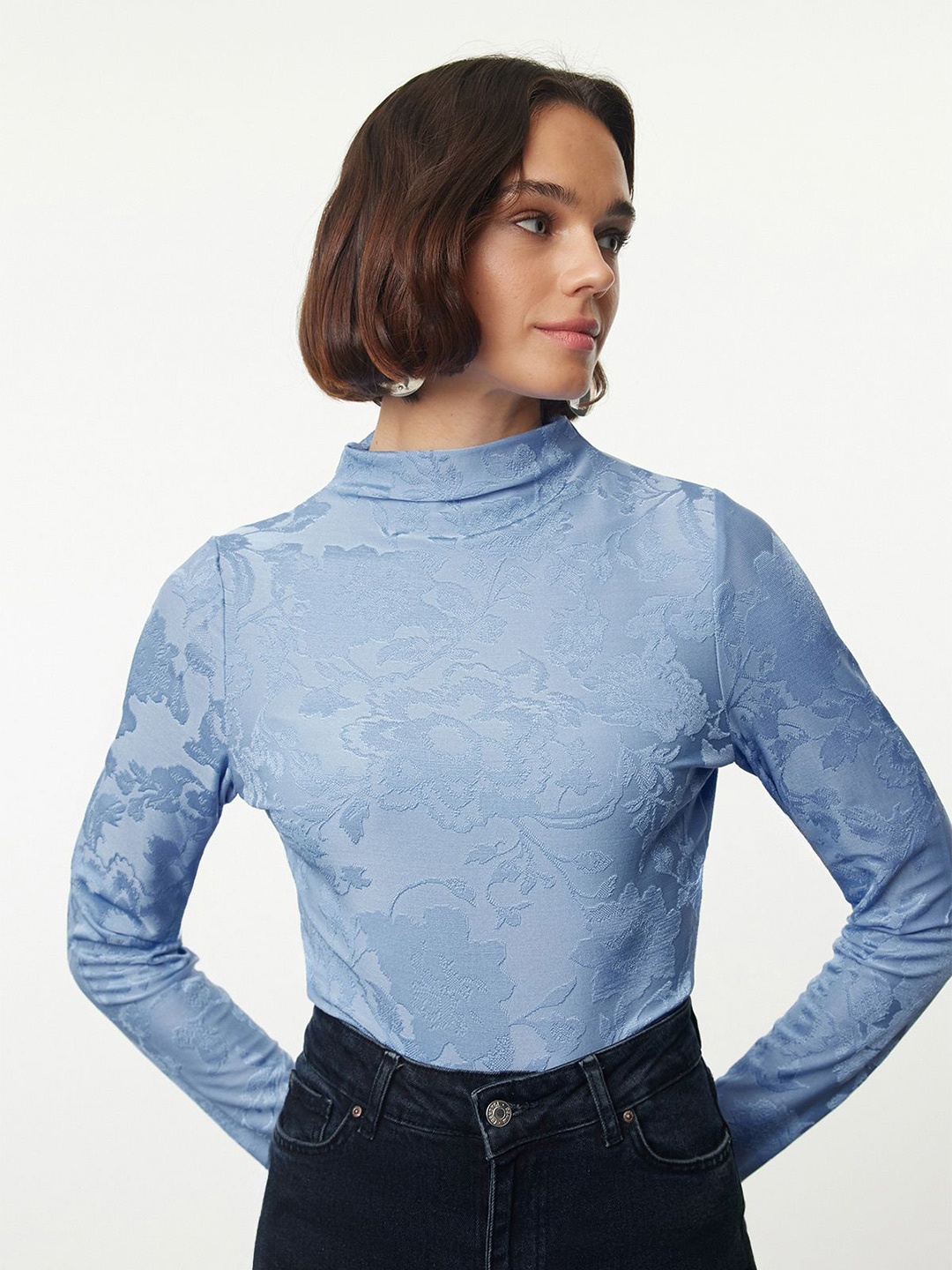 

Trendyol Floral Print Top, Na
