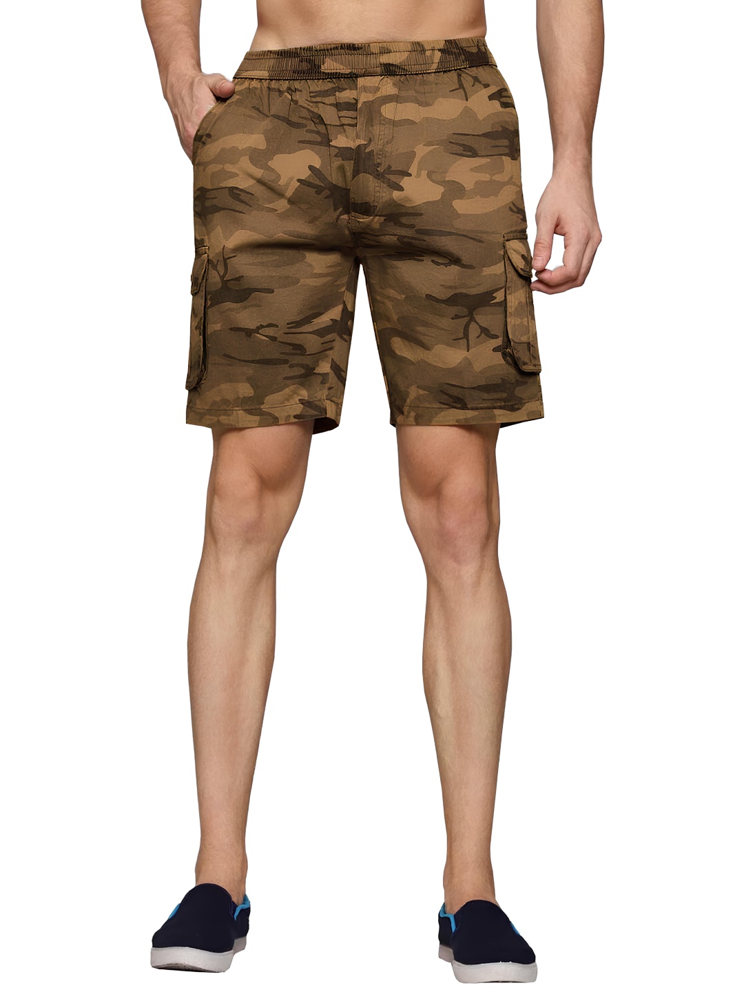 

BAESD Men High-Rise Core Shorts, Brown