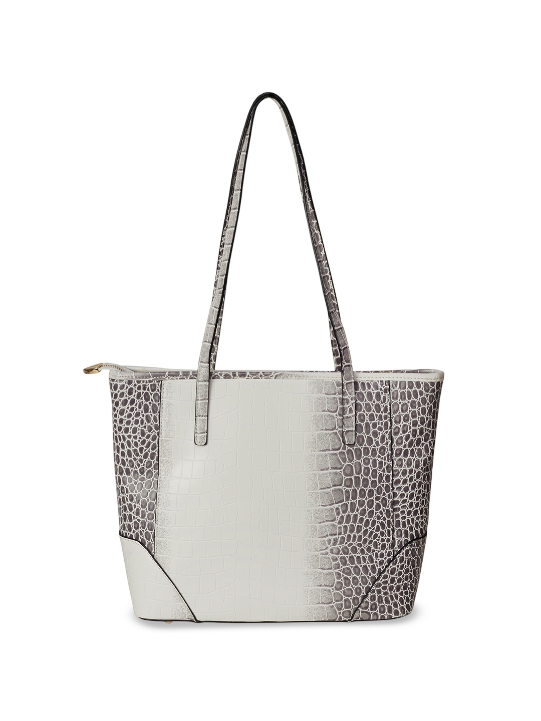 

MAGNOLIA Animal Textured PU Structured Handheld Bag, Purple