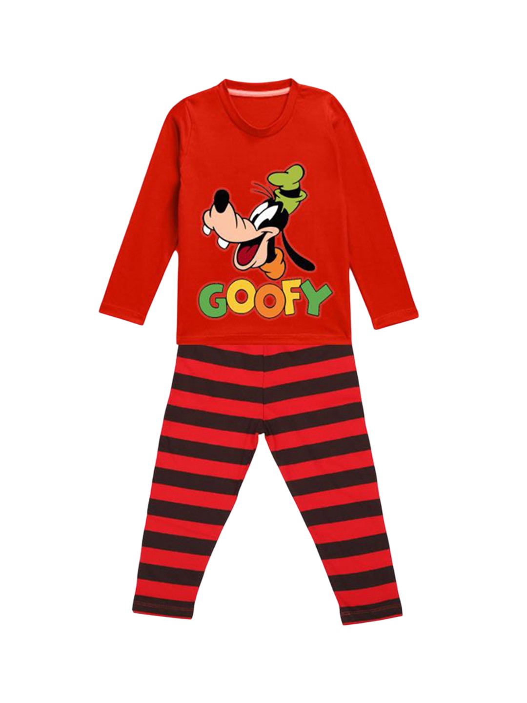 

YK Disney Boys Printed Night suit, Red