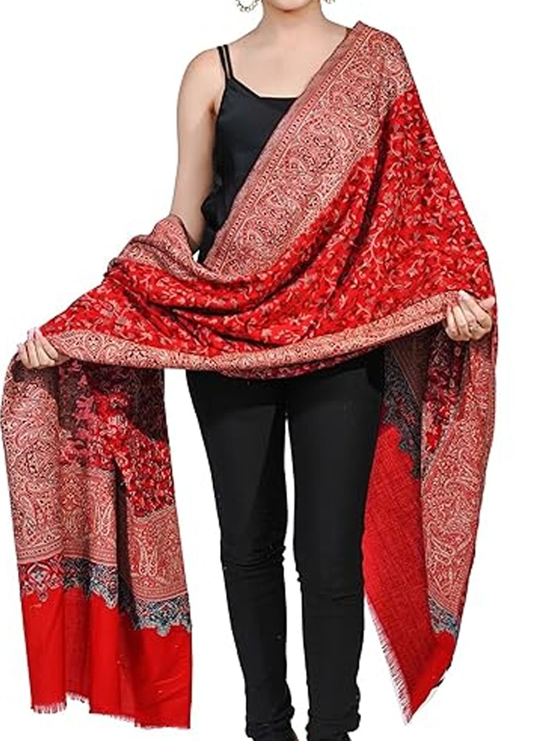 

PASHMAL INDIA PRIVATE LIMITED Women Shawl, Maroon