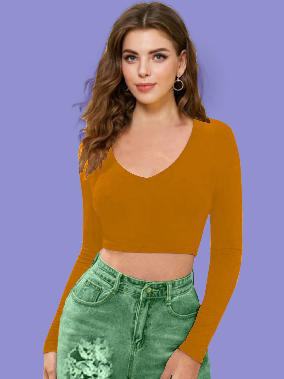 

Dream Beauty Fashion Women Crop Top, Yellow