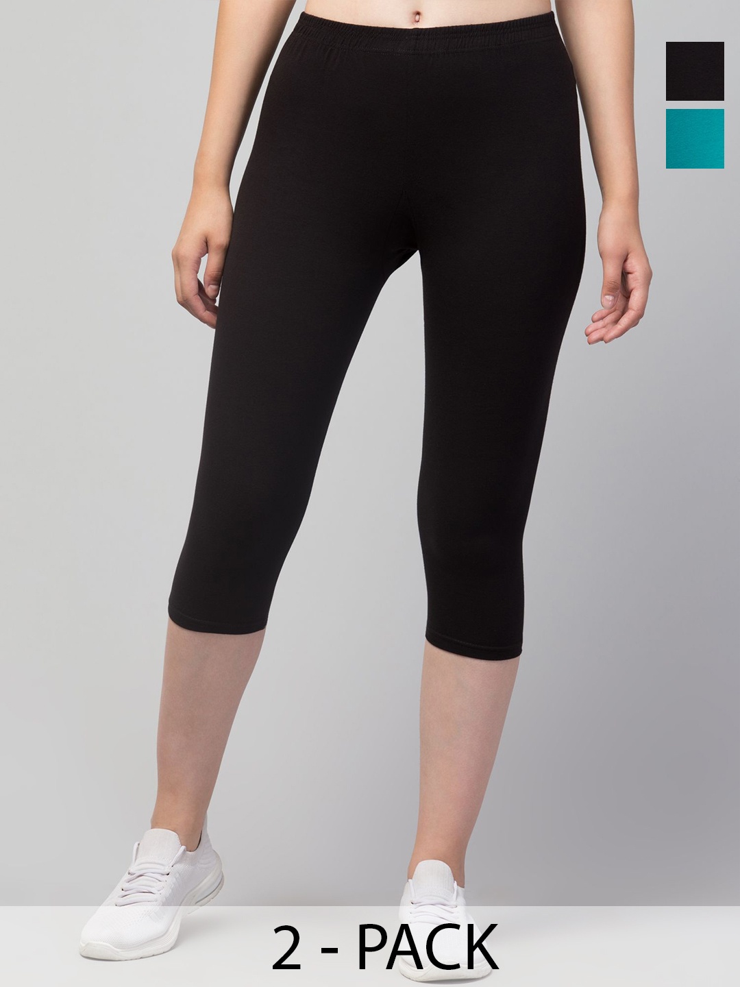 

CKARFE Women Capris, Black