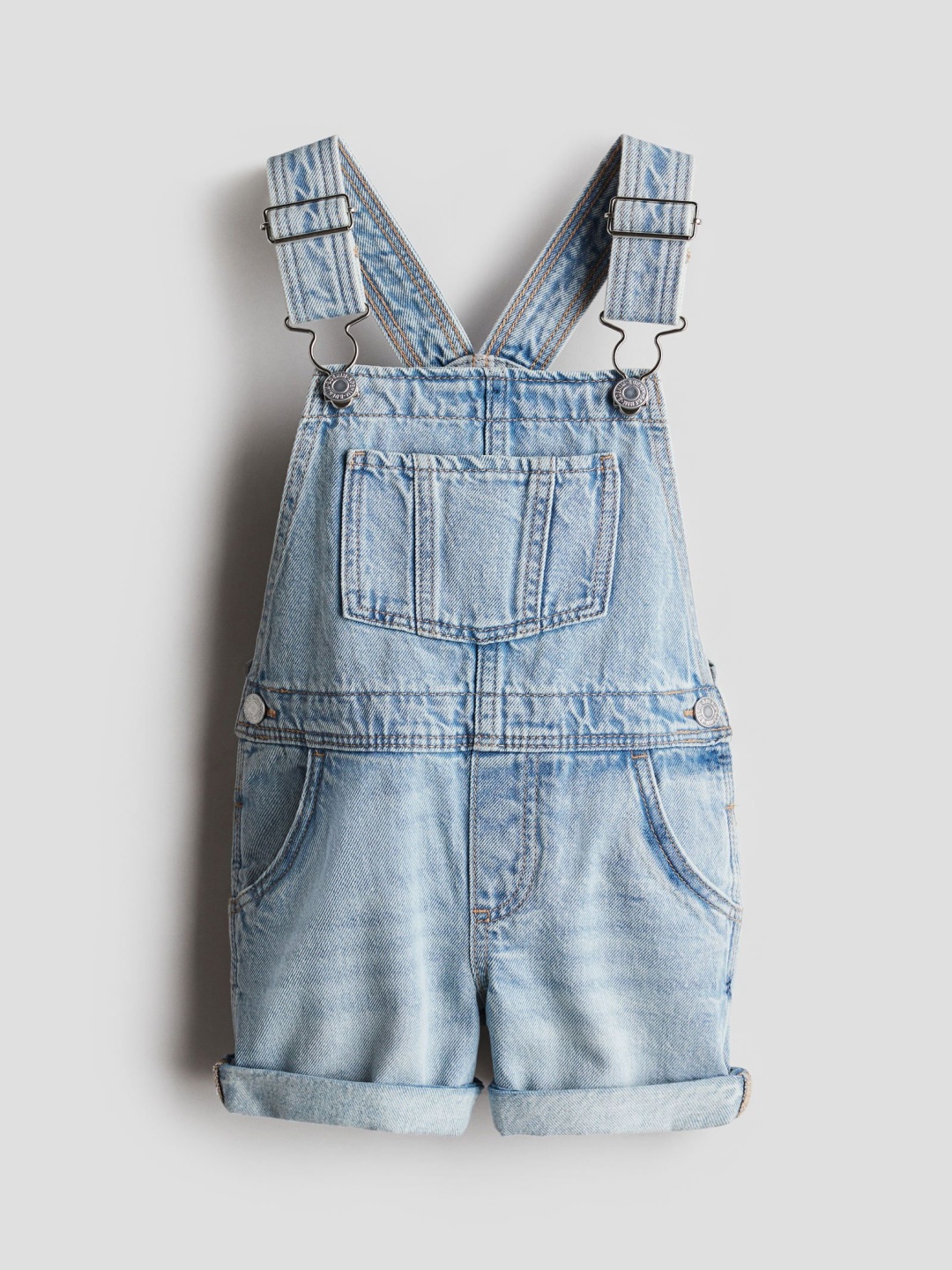 

H&M Denim Dungaree Shorts, Blue