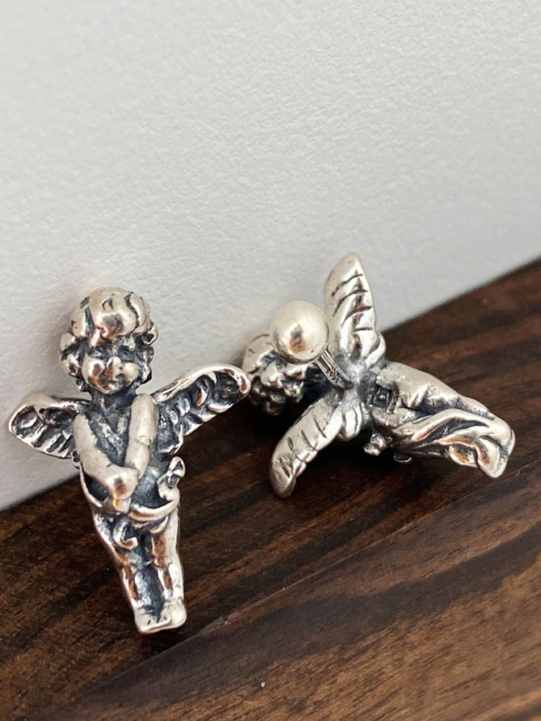 

StyleCast Elegant Silver-Toned Contemporary Shaped Studs
