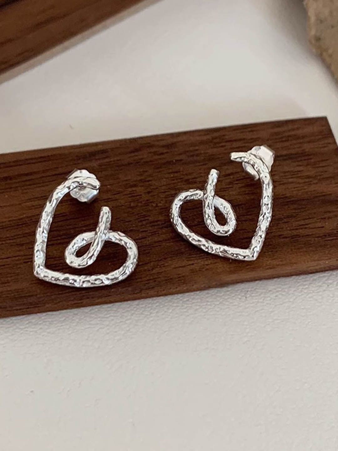 

StyleCast Silver-Plated Contemporary Shaped Drop Earrings