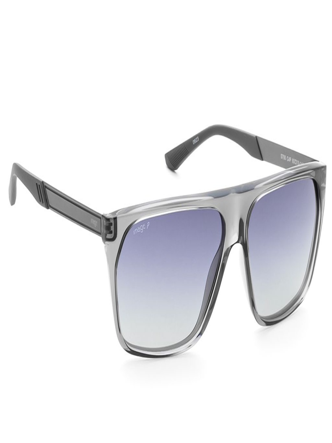 

Image Men Square Sunglasses with Polarised and UV Protected Lens IMS790C4PSG, Blue