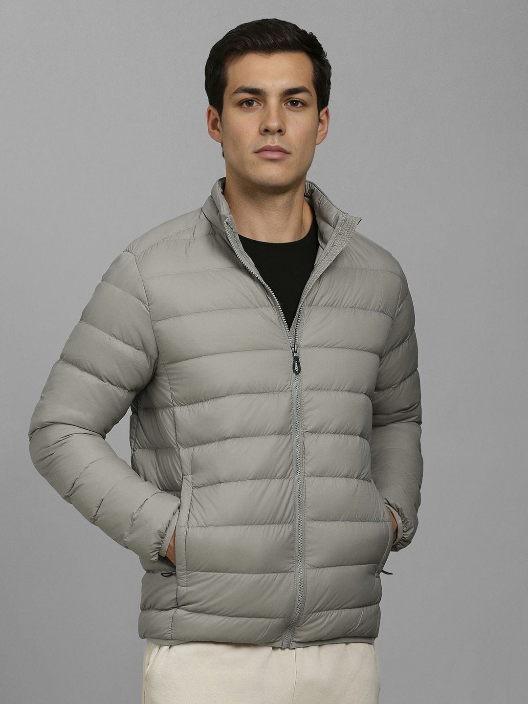 

Louis Philippe Sport Men Puffer Jacket, Grey