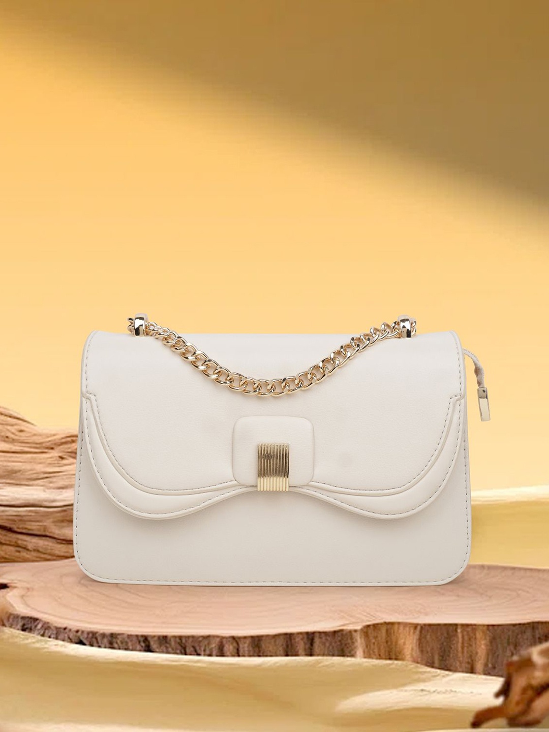

MAGNOLIA PU Sling Bag, Beige