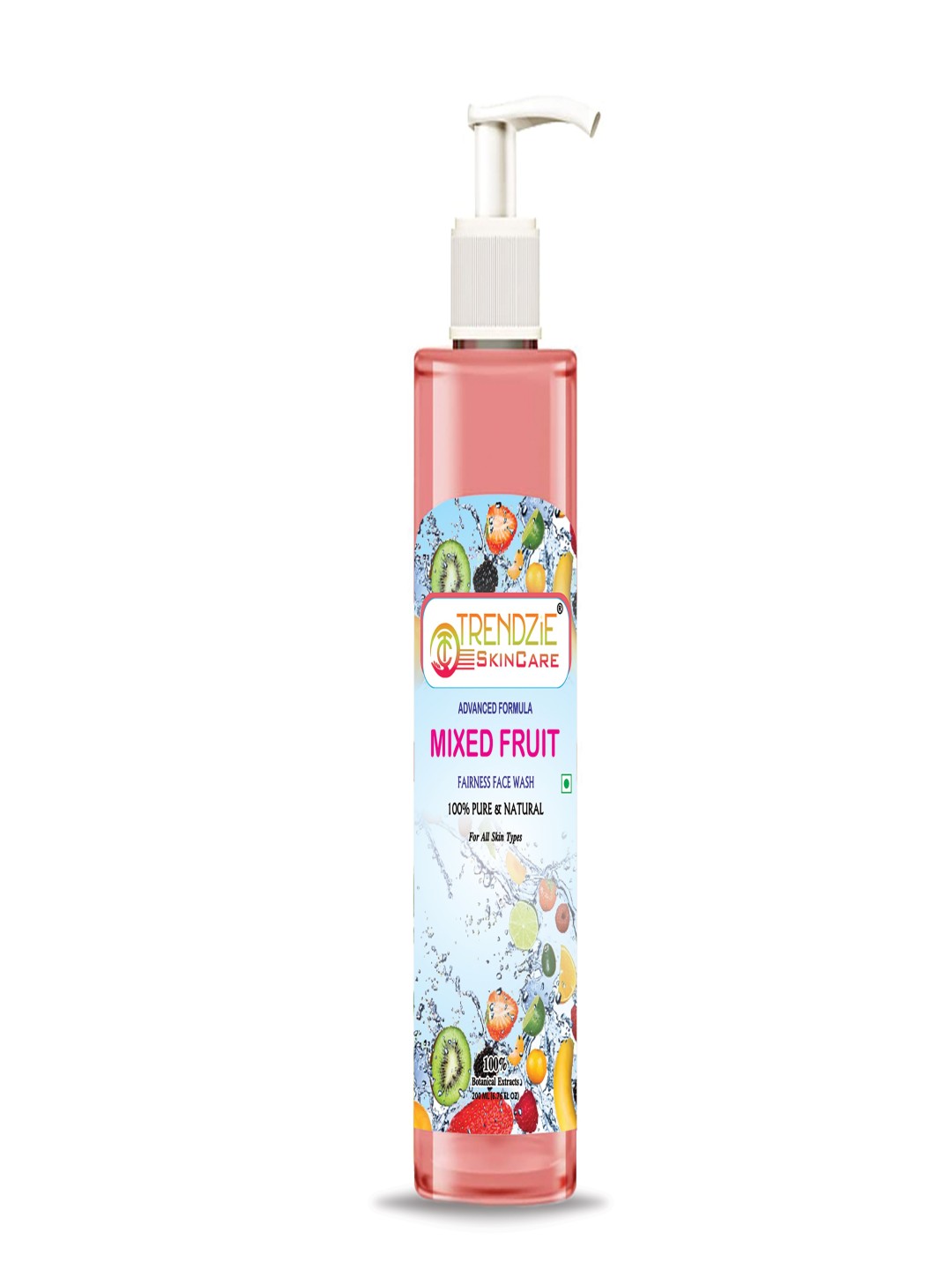

TRENDZIE SKIN CARE Mixed Fruit Fairness Face Wash - 200 ml, Red