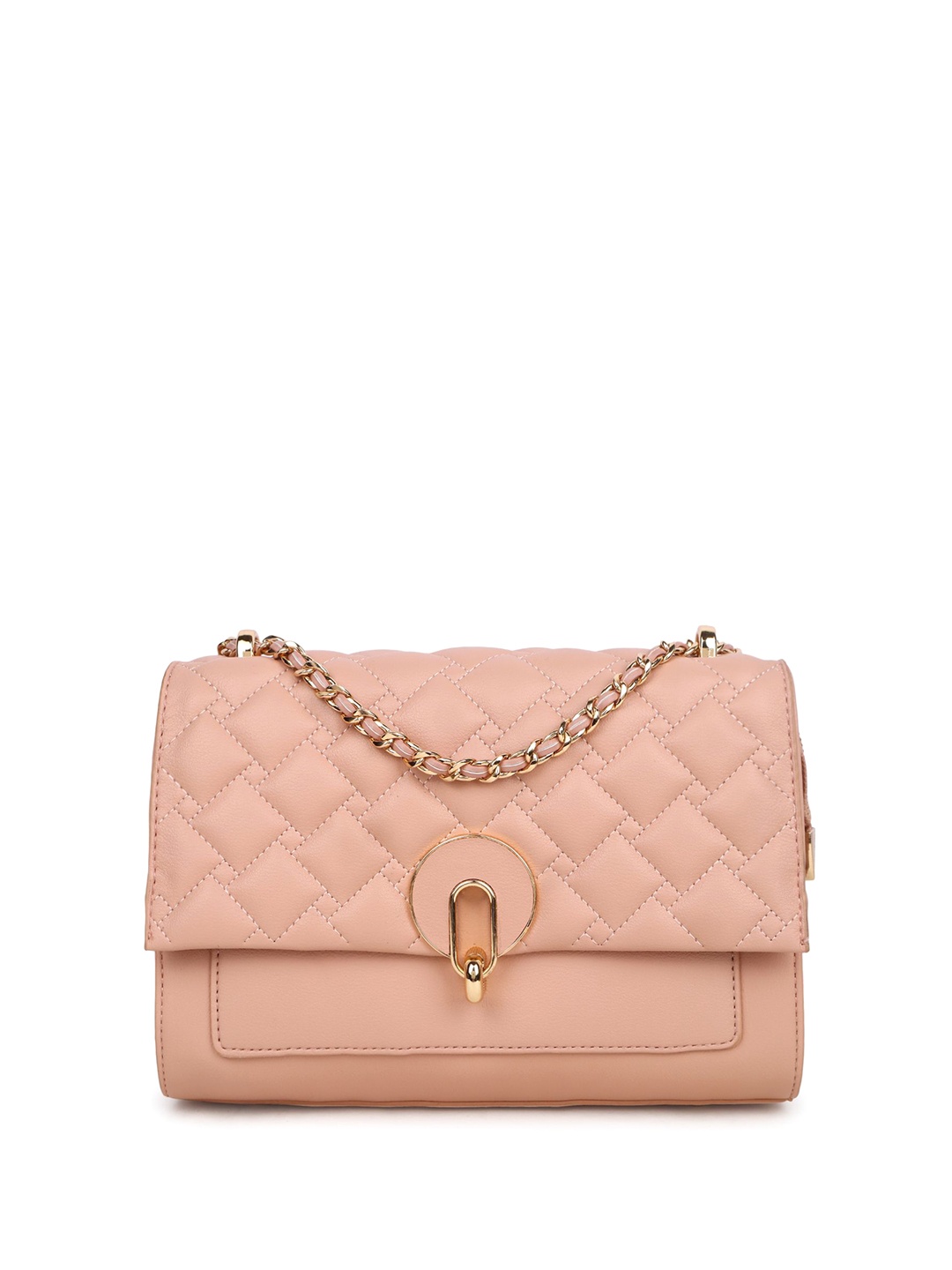 

MAGNOLIA PU Sling Bag with Quilted, Pink