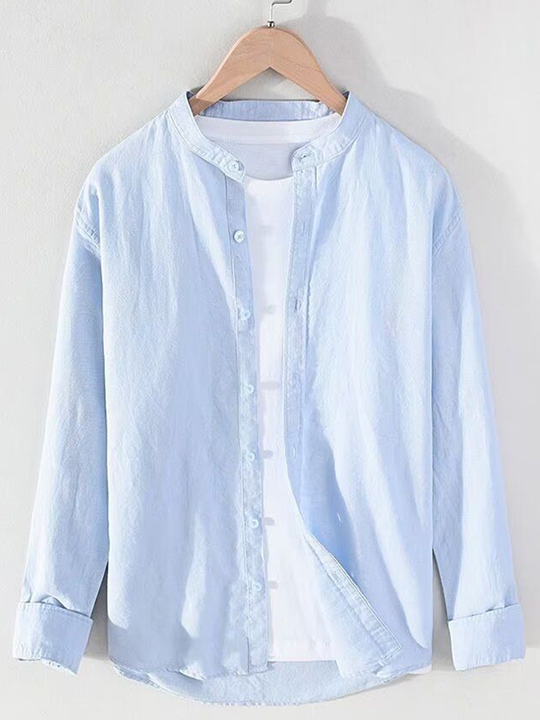 

StyleCast Men Solid Casual Shirt, Blue