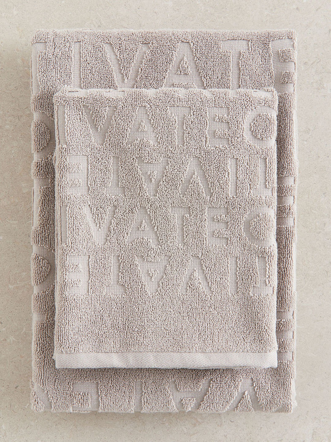 

H&M Cotton Terry Hand Towel, Grey