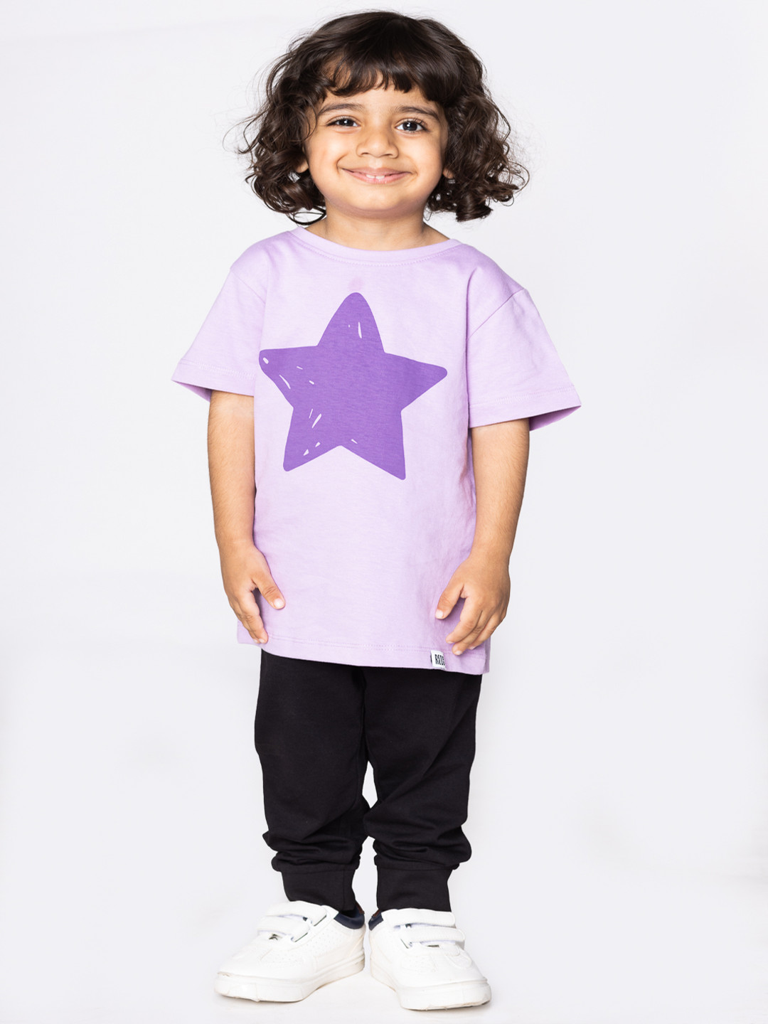 

Reedoo Unisex Kids Bio Finish Graphic Printed Round Neck Cotton T-shirt, Lavender