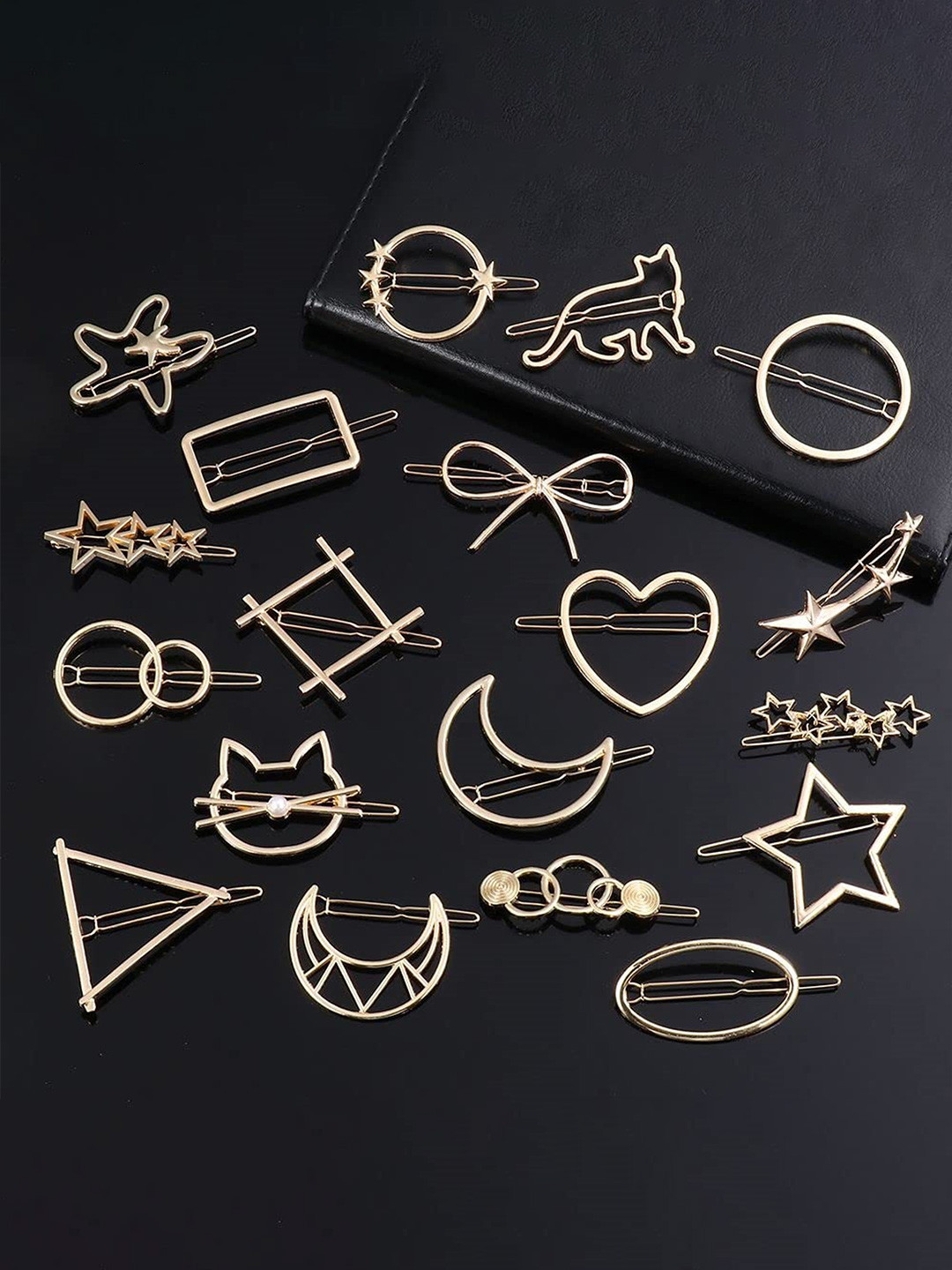 

DIAN Women Set of 6 Bumpit Hair Pin, Gold