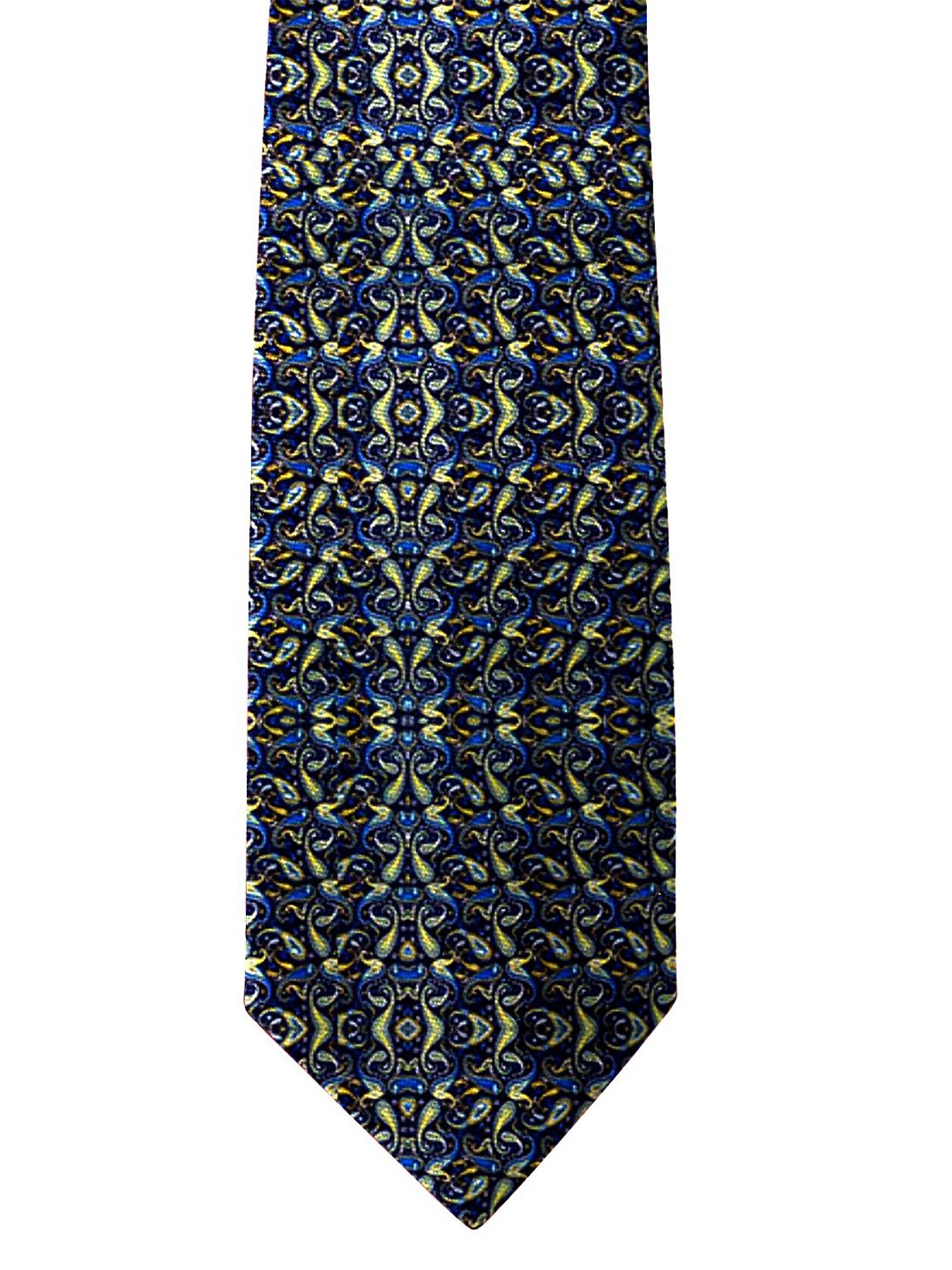 

Blacksmith Men Printed Broad Tie, Blue