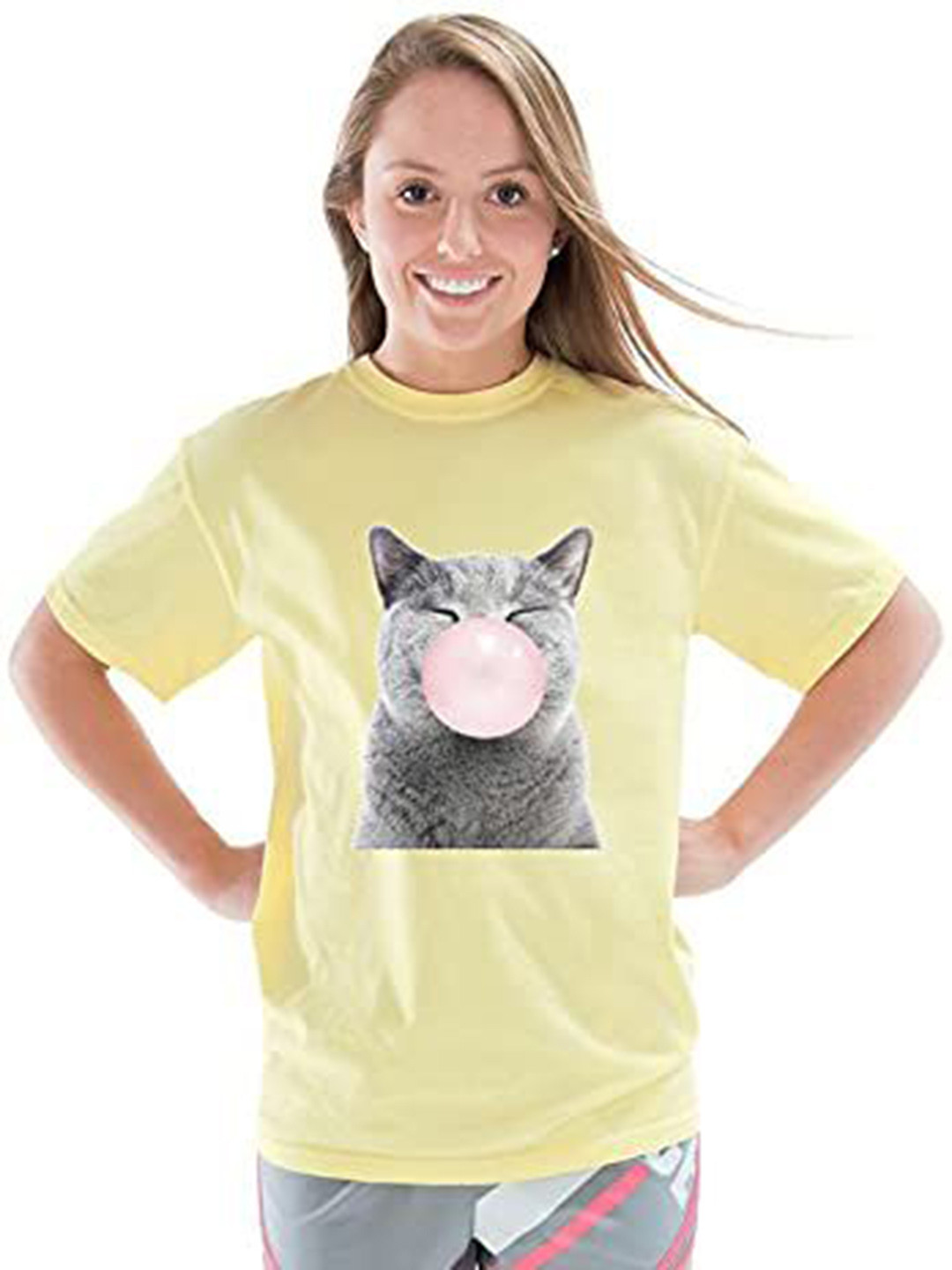 

VLAM Women Printed T-shirt, Yellow