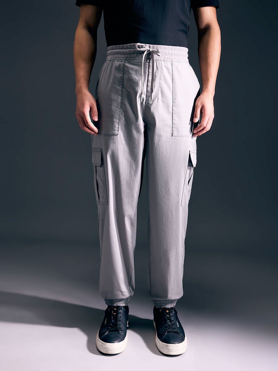 

Pepe Jeans Men Relaxed Joggers Trousers, Grey