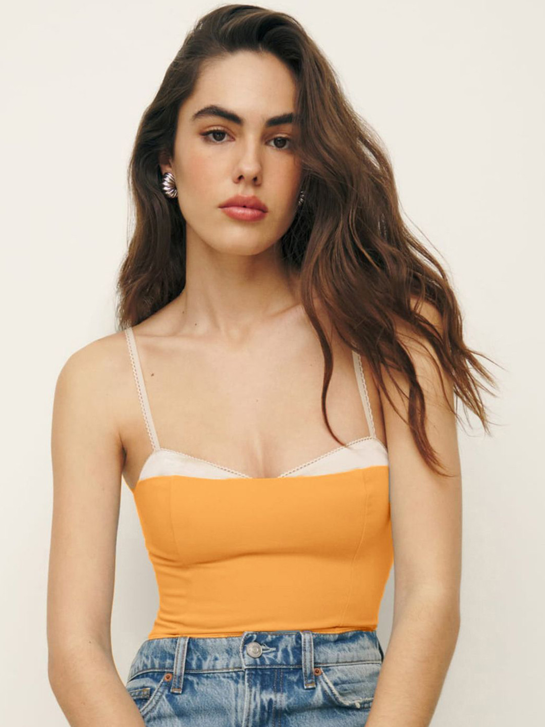 

LULU & SKY Women Fitted Top, Yellow