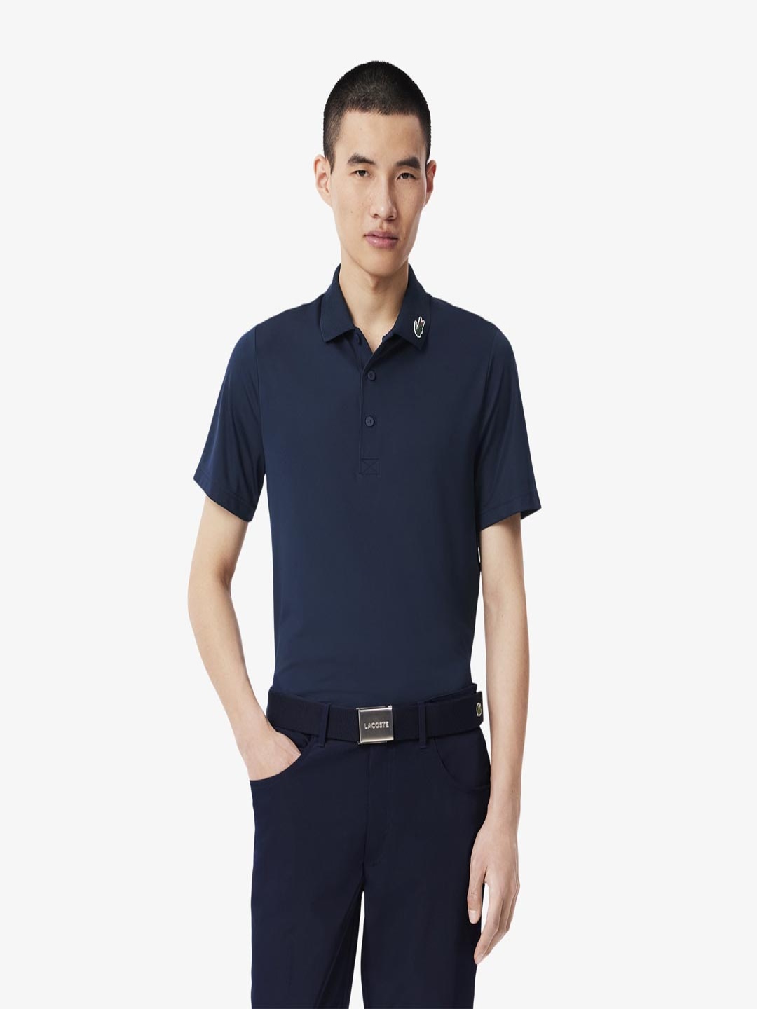 

Lacoste Men Polo Collar Pockets T-shirt, Navy blue