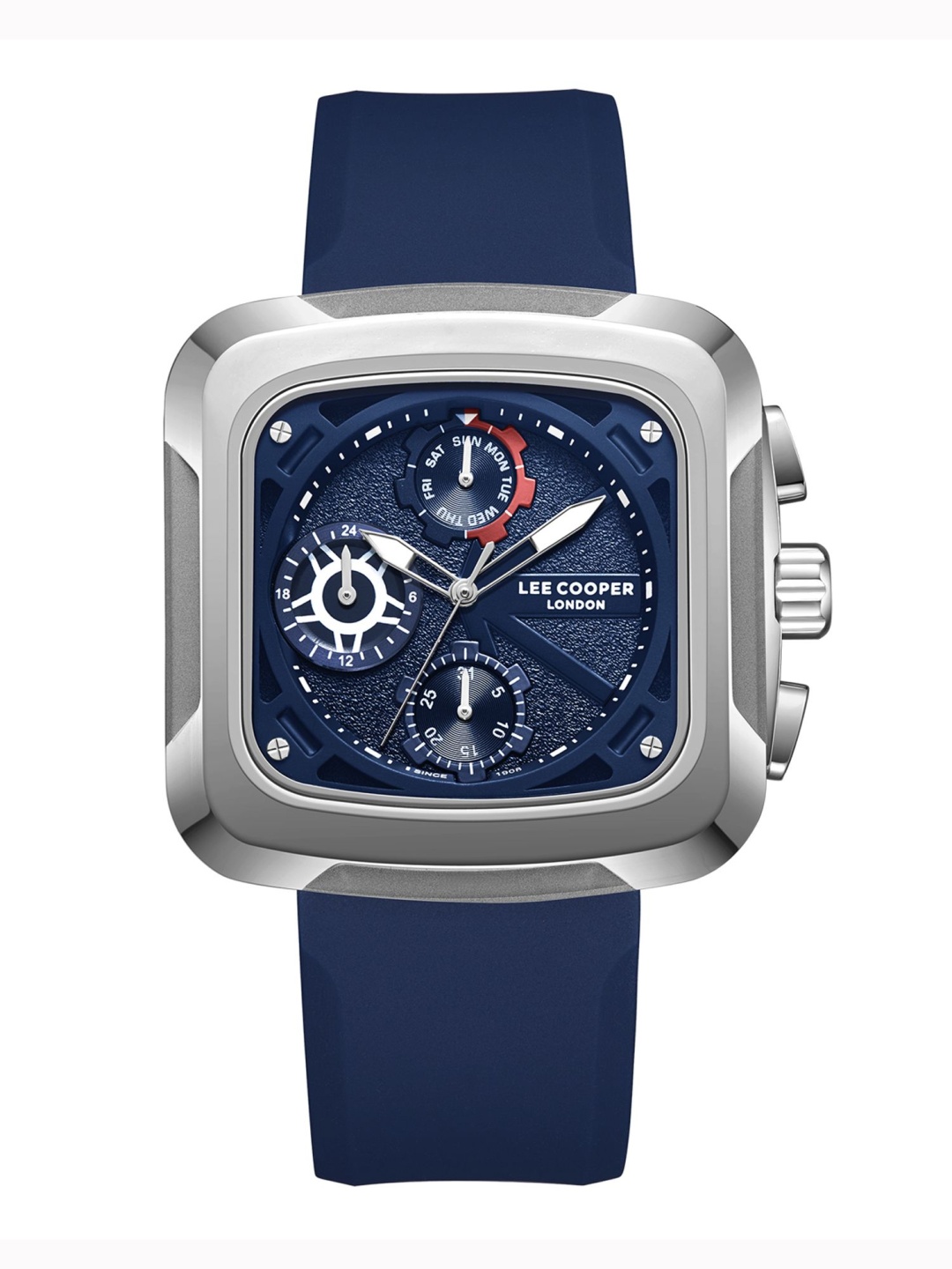 

Lee Cooper Men Brass Dial & Straps Analogue Multi Function Watch LC08012.399, Blue