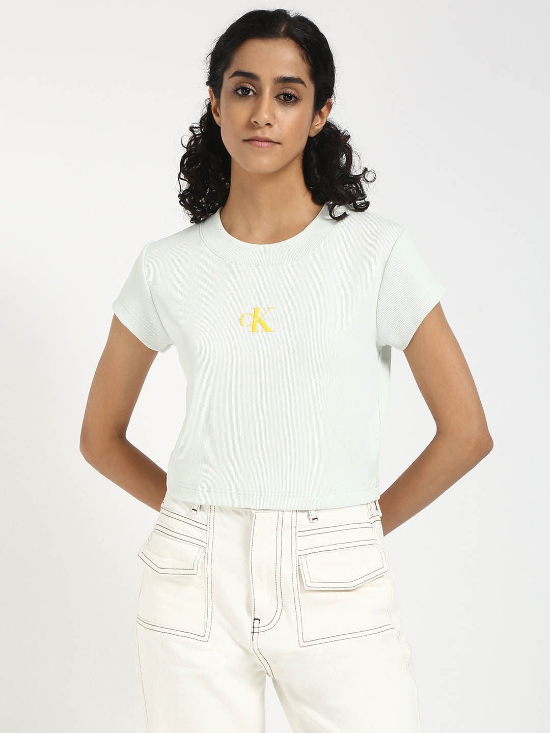 

Calvin Klein Jeans Women T-shirt, Green