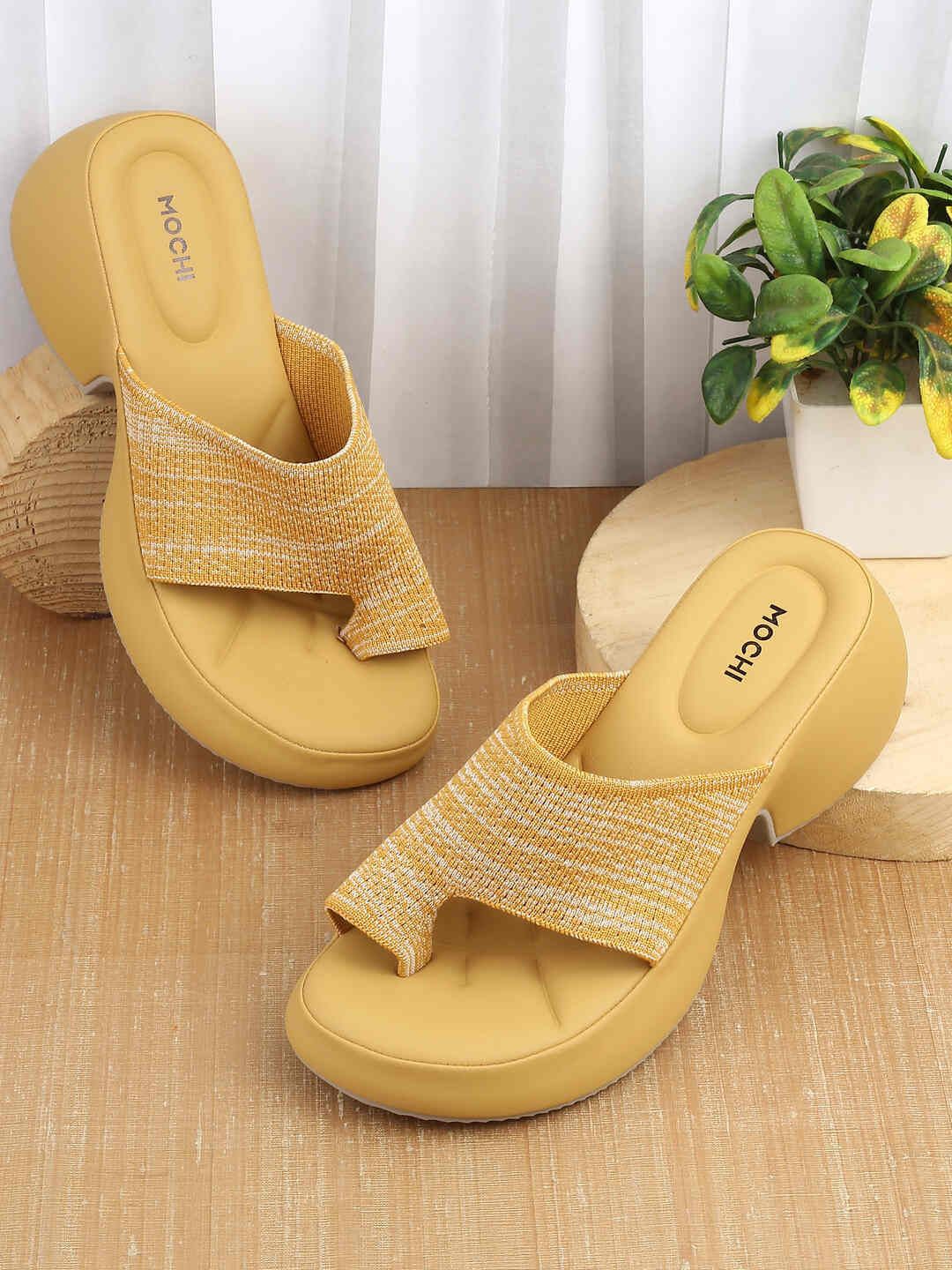 

Mochi Block Mules, Yellow