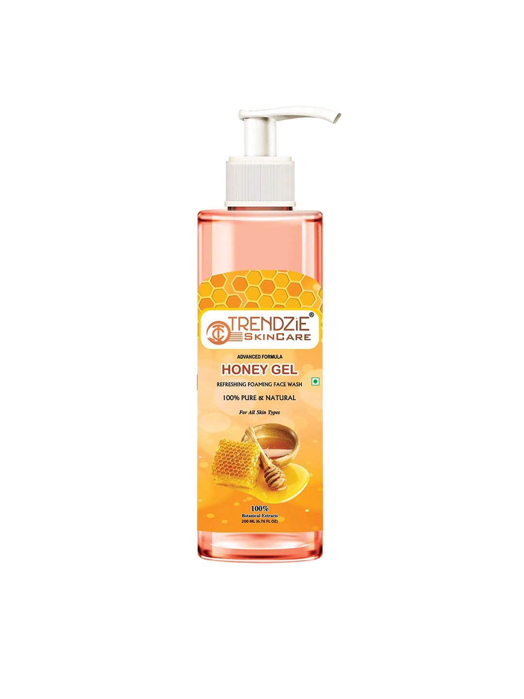 

TRENDZIE SKIN CARE Honey Gel Refreshing Foaming Face Wash - 200 ml, Yellow