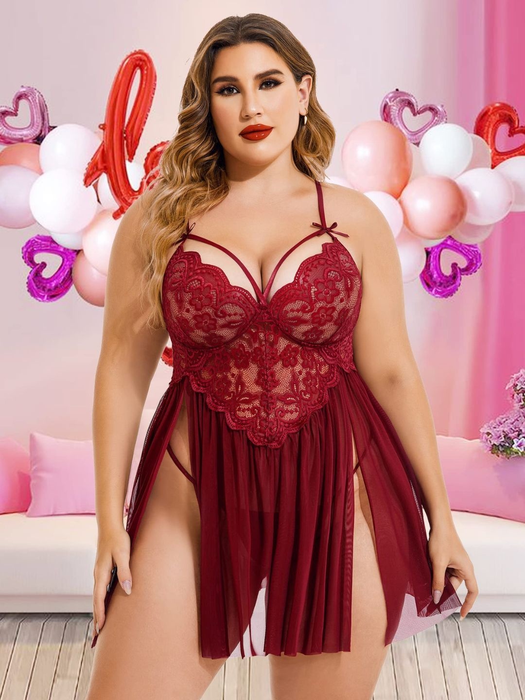 

CareDone Baby Doll, Maroon