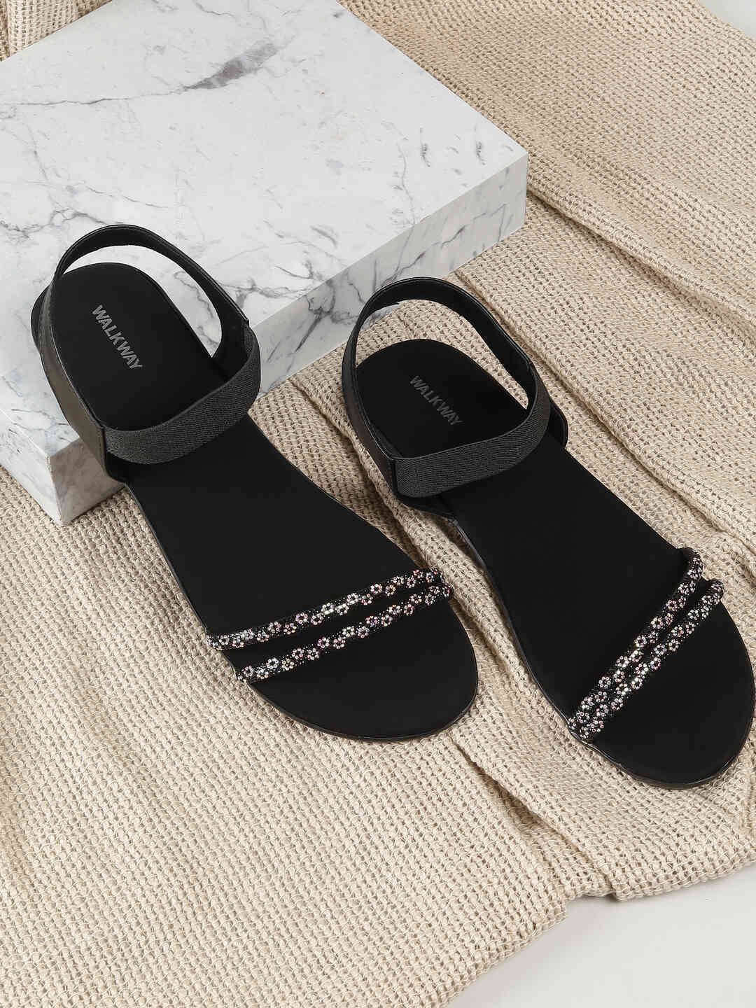 

WALKWAY by Metro Embellished Block with, Black