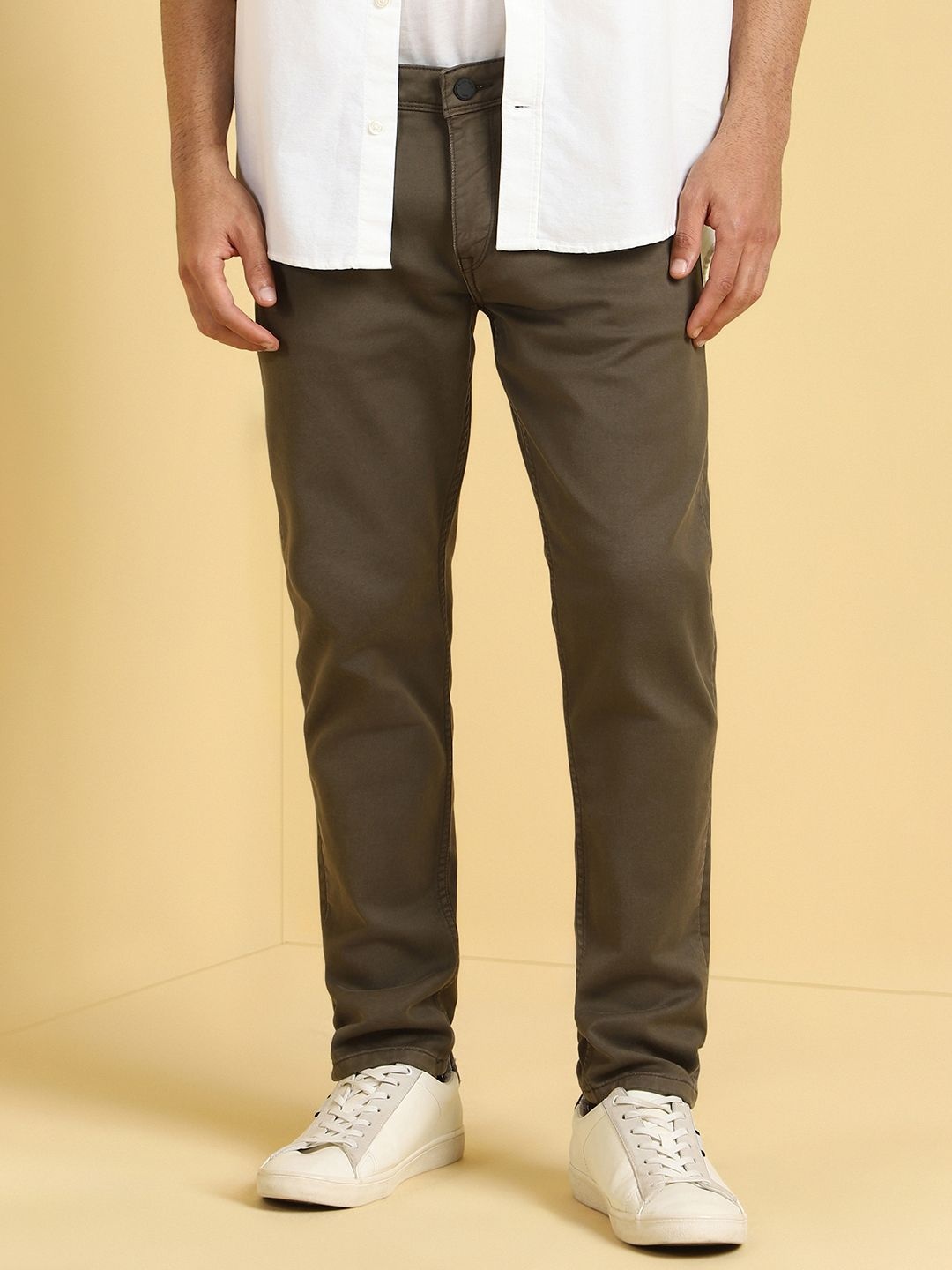 

Allen Solly Men Slim Fit Jeans, Brown