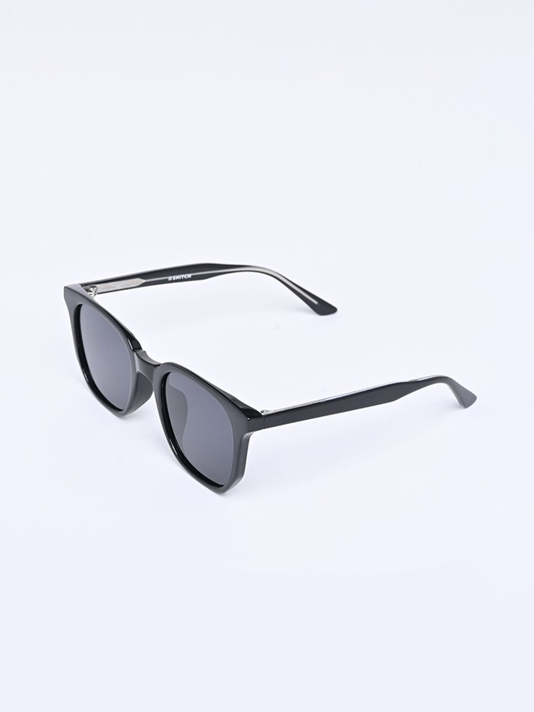 

Snitch Men Stylish Square Wayfarer Sunglasses with UV Protected Lens SN0083, Black