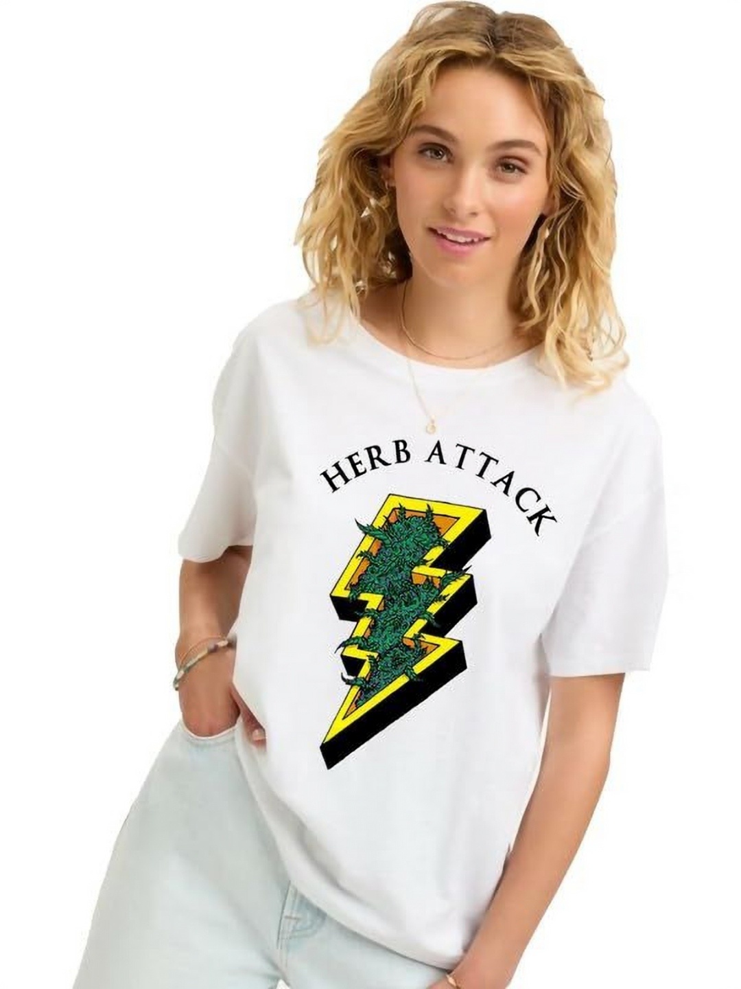 

VLAM Typography Printed T-shirt, White