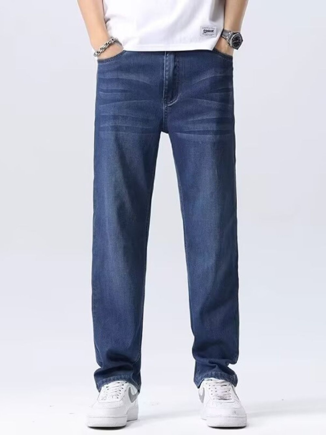 

StyleCast Men Light Fade Jeans, Blue