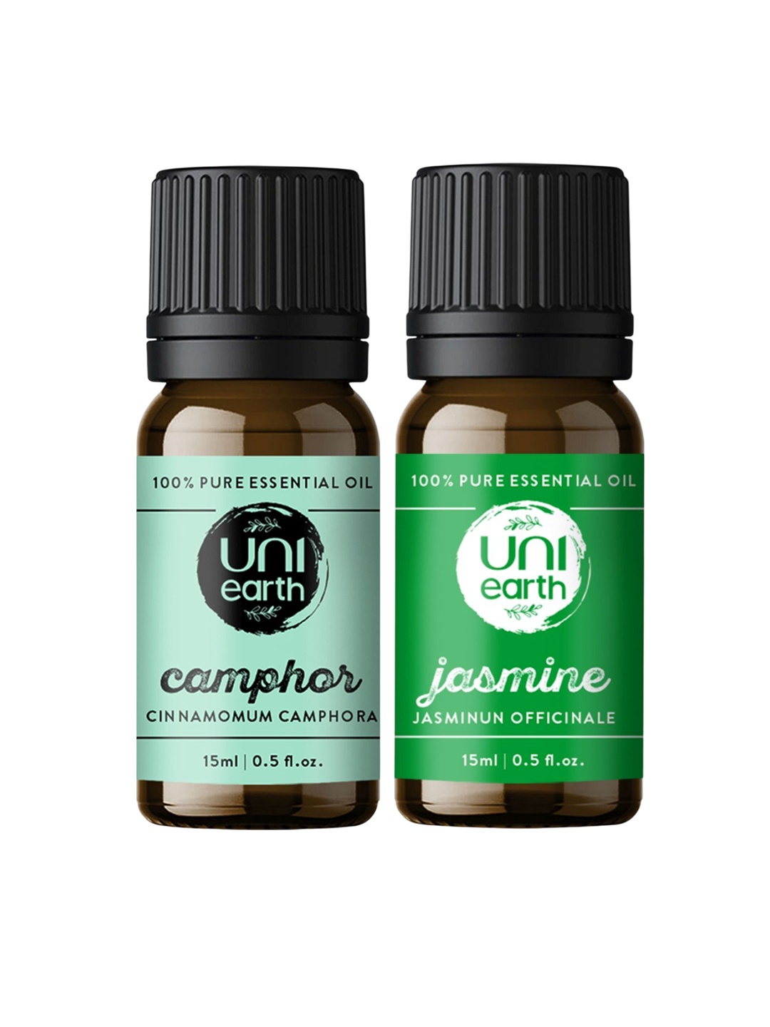 

Uniearth Set Of 2 100% Pure Jasmine & Camphor Essential Oil - 15 ml Each, Na