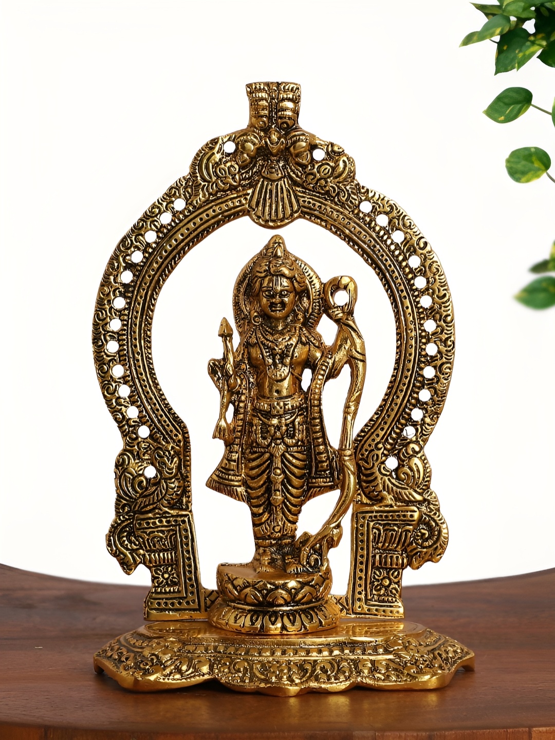 

INTERNATIONAL GIFT Gold-Toned Religious Idol Showpiece