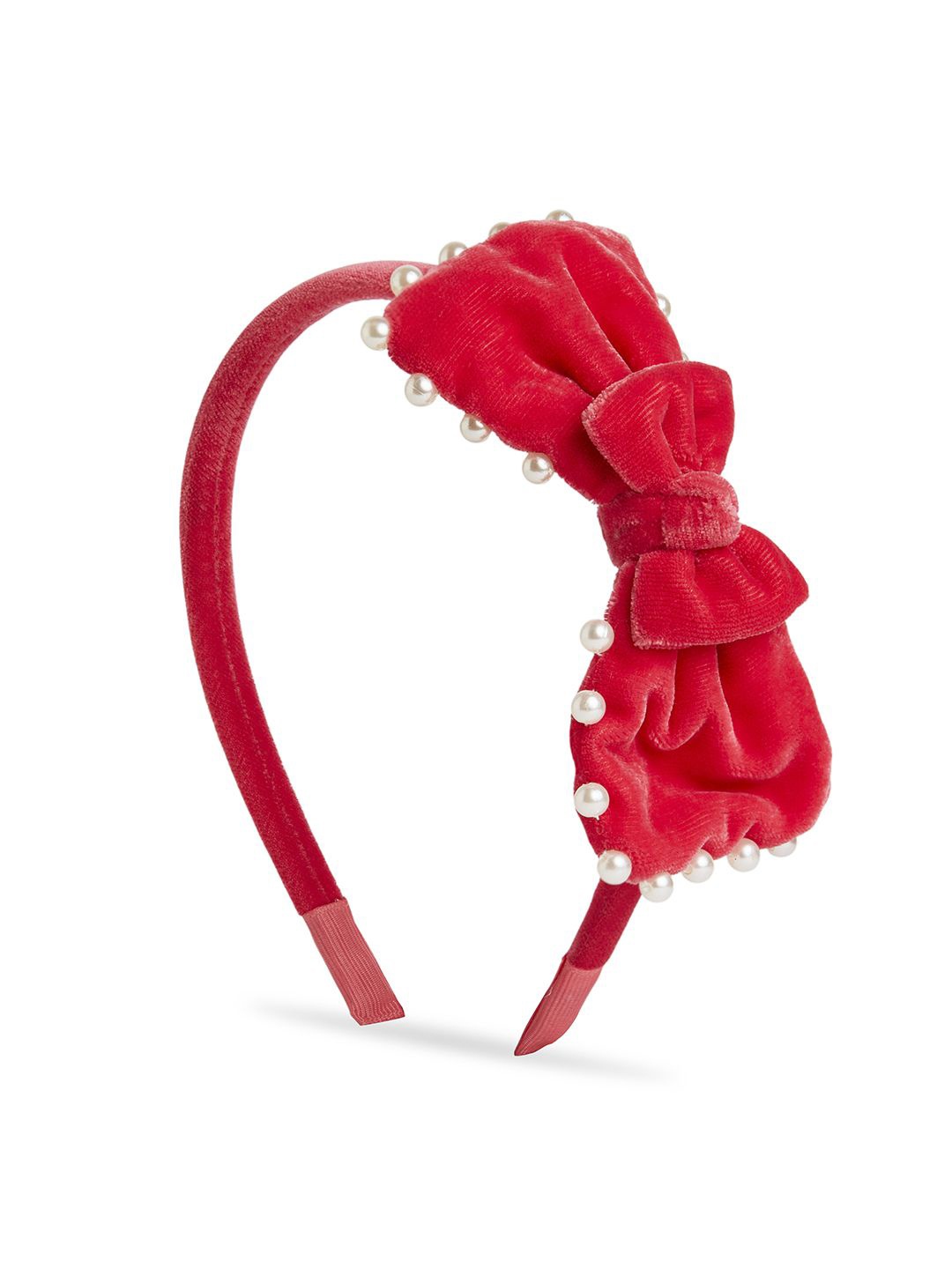 

RIBBON CANDY Girls Beaded Hairband, Pink